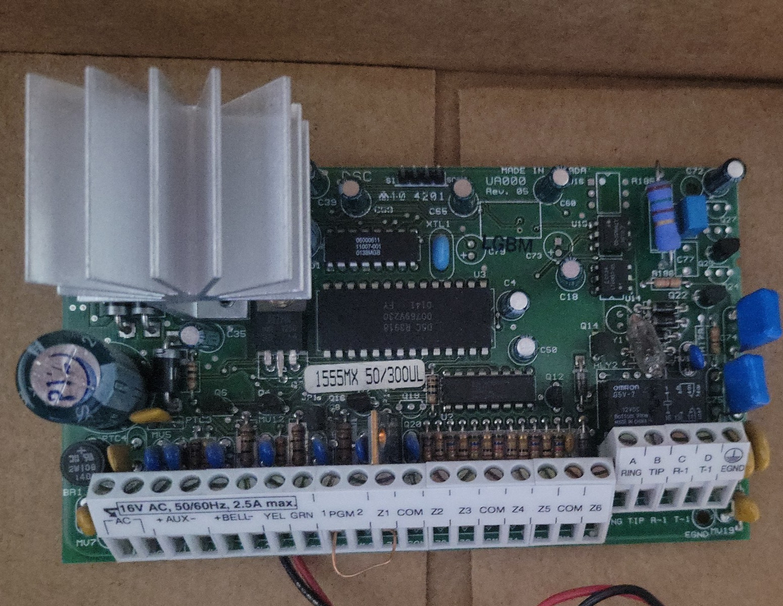 DSC PC1555 Alarm security  Control Panel