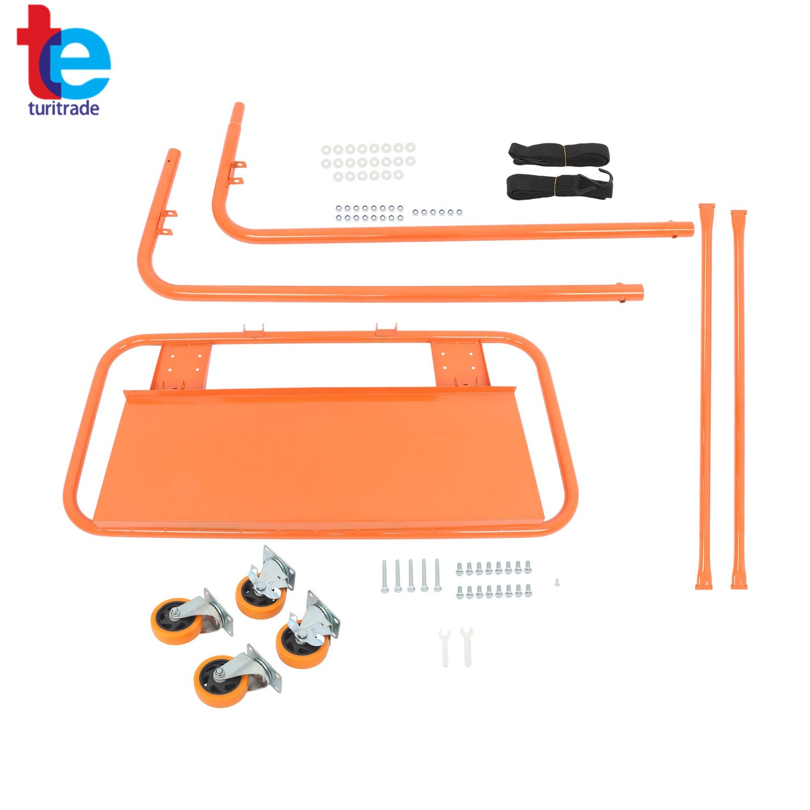 With Safety Belts Drywall Sheet Cart 3000Lbs Handling Sheetrock Sheet Panel
