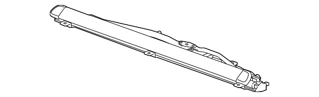 Genuine GM Medium Cashmere Rear Window Inside Sunshade 23494822