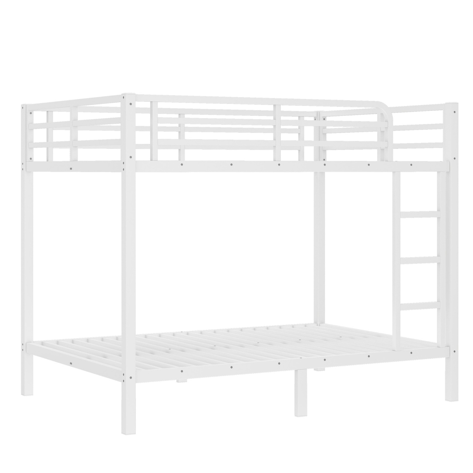 Metal Full over Full Bunk Bed for Teens and Adults Modern Bed Frame for Bedroom