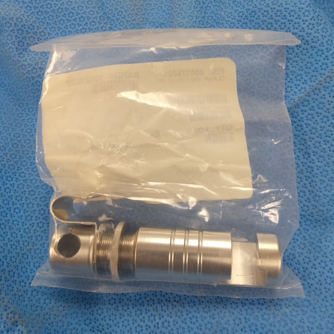 New- Volcano PIM Cable Surgical Table Rail Mount Clamp 808178-001 w/Panduit Clip