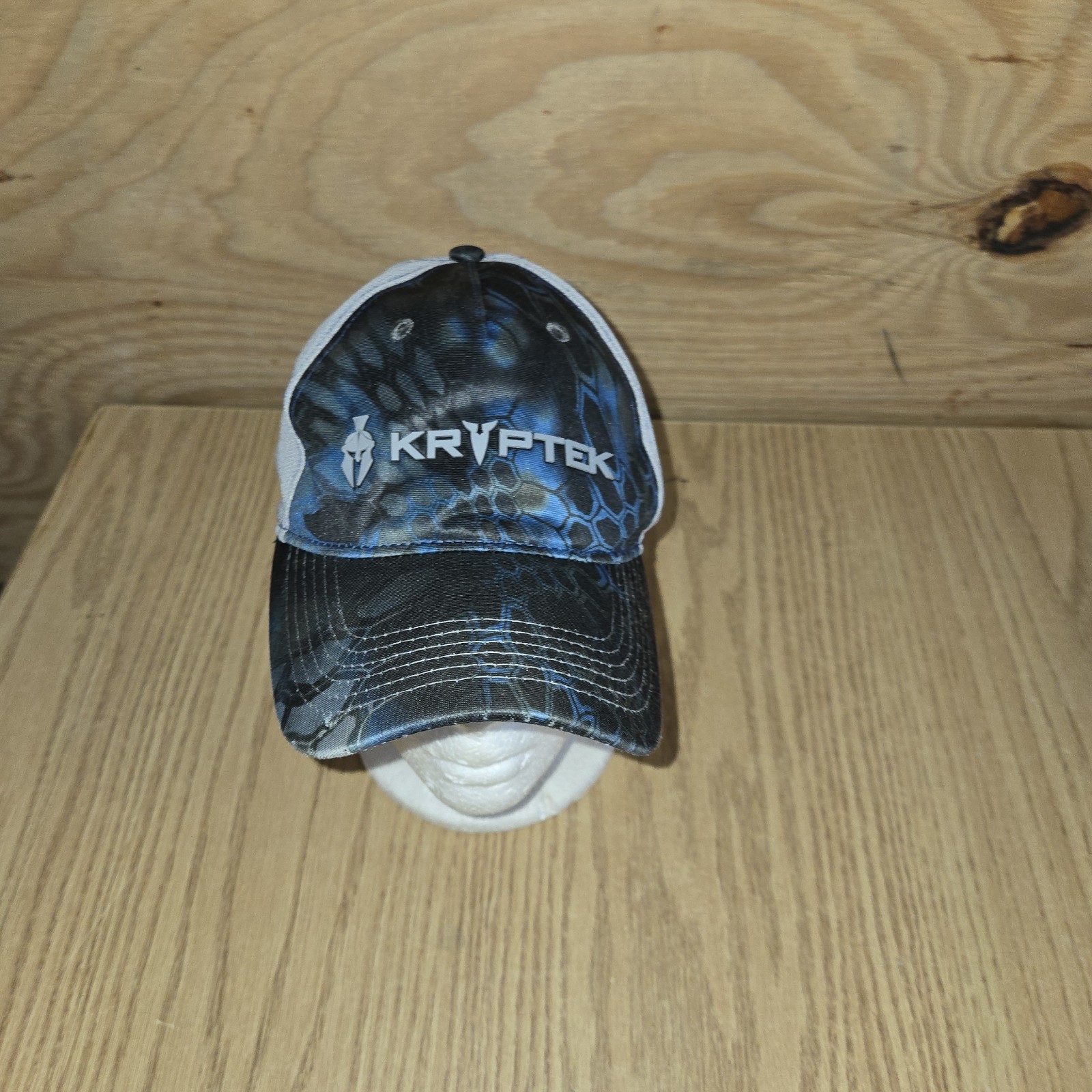 Kryptek Blue Camo MESH  Gray Back Tactical Shooting Hunting Hat Cap Strapback