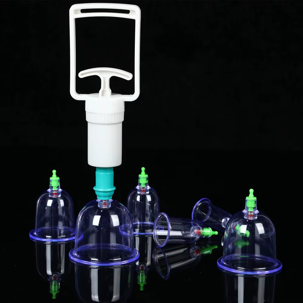 12Or24 Pieces Suction Cups Massage Vacuum Cupping Body Massager Plastic Vacuum S