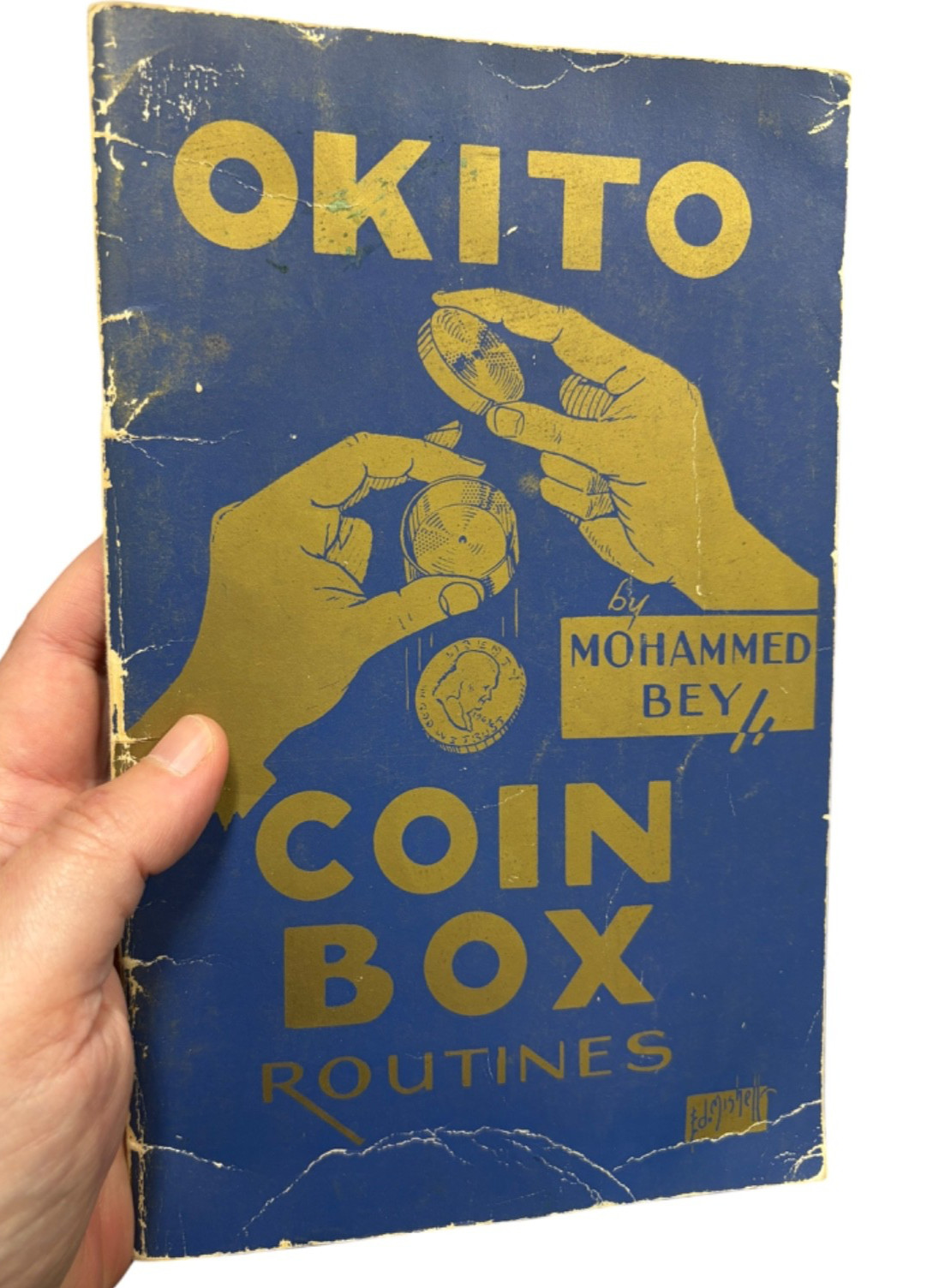 1963 Okito Coin Box Routines Mohammed Bey Leo Horowitz Vintage Magic Book