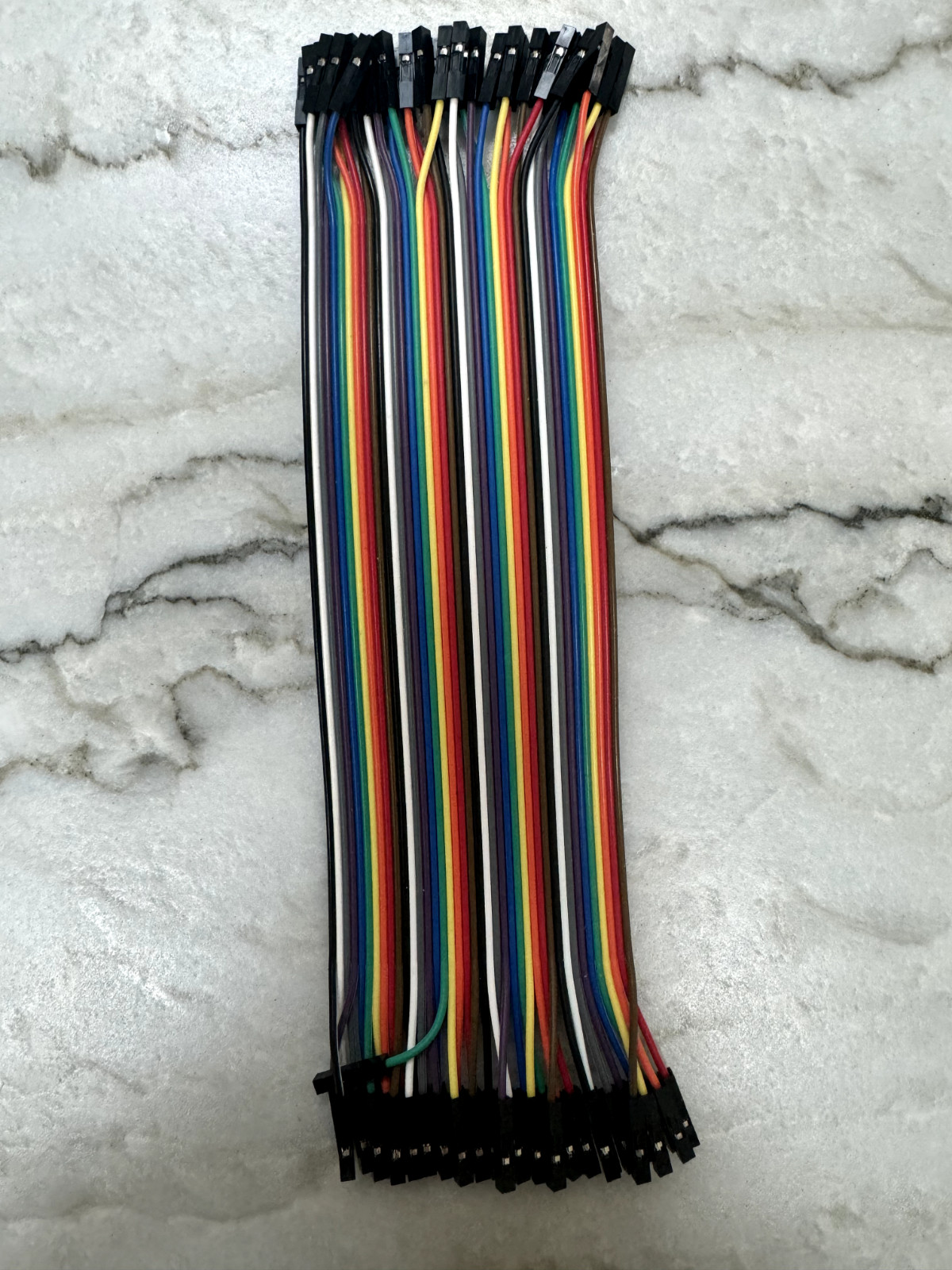 2x40PCS Dupont Wire Female to Female Connector Cable, 2.54mm 1P - 1P For Arduino