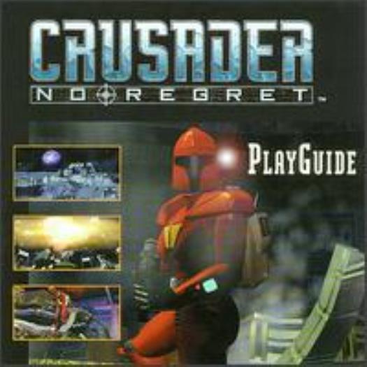 Crusader: No Regret PC CD top-down moon weapons rebel enemy action game sequel!