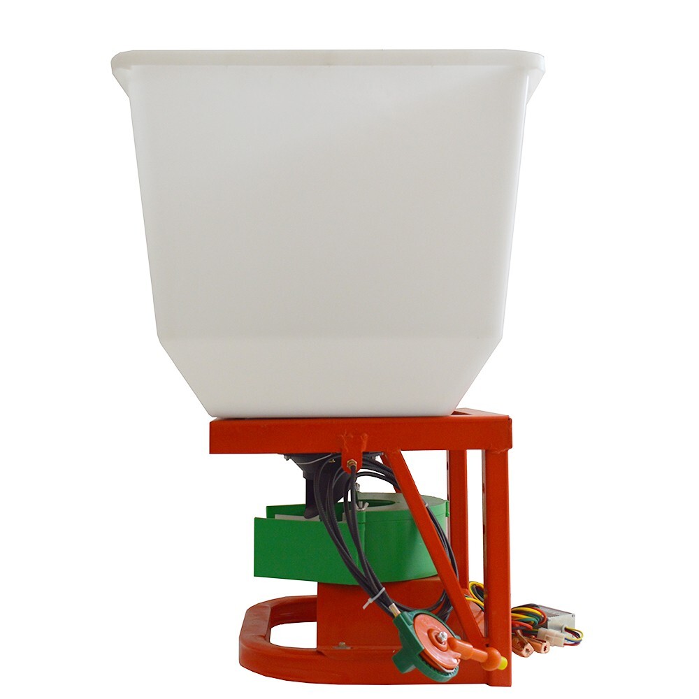 12V Tractor Front Electric Seed Broadcast Spreader Fertilizing Machine 265lbs