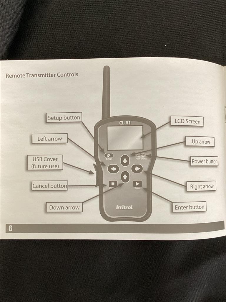 + Irritrol Climate Logic Handheld Remote CL-R1 Transmitter NEW