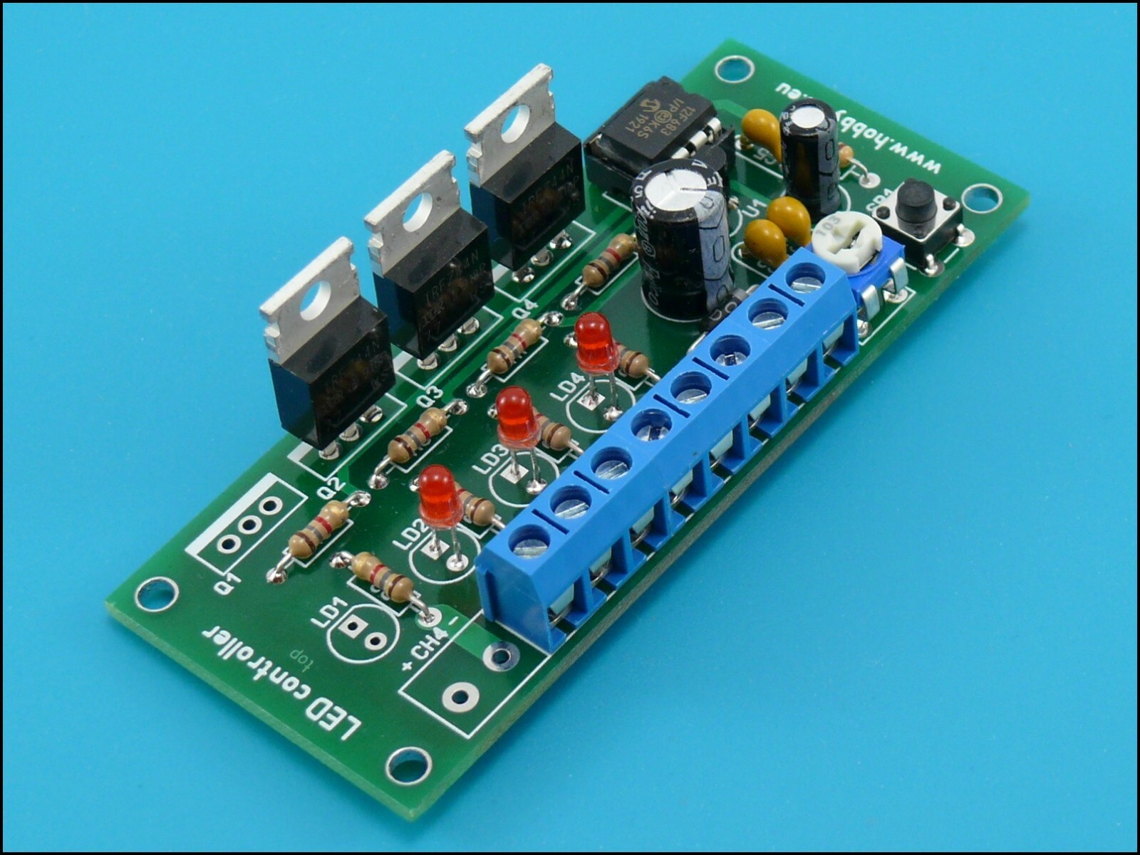3 Channel LED Controller Chaser Light Show Strobe Strip Microcontroller - HK9983