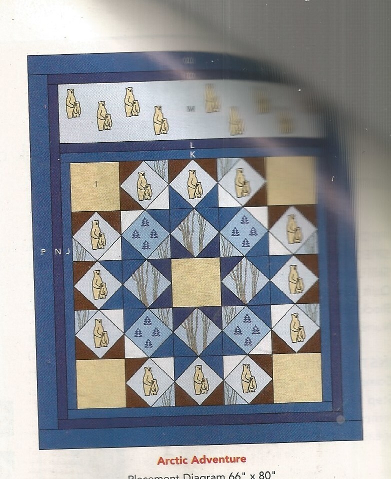 E0828 ARCTIC ADVENTURE QUILT PATTERN/INSTRUCTIONS