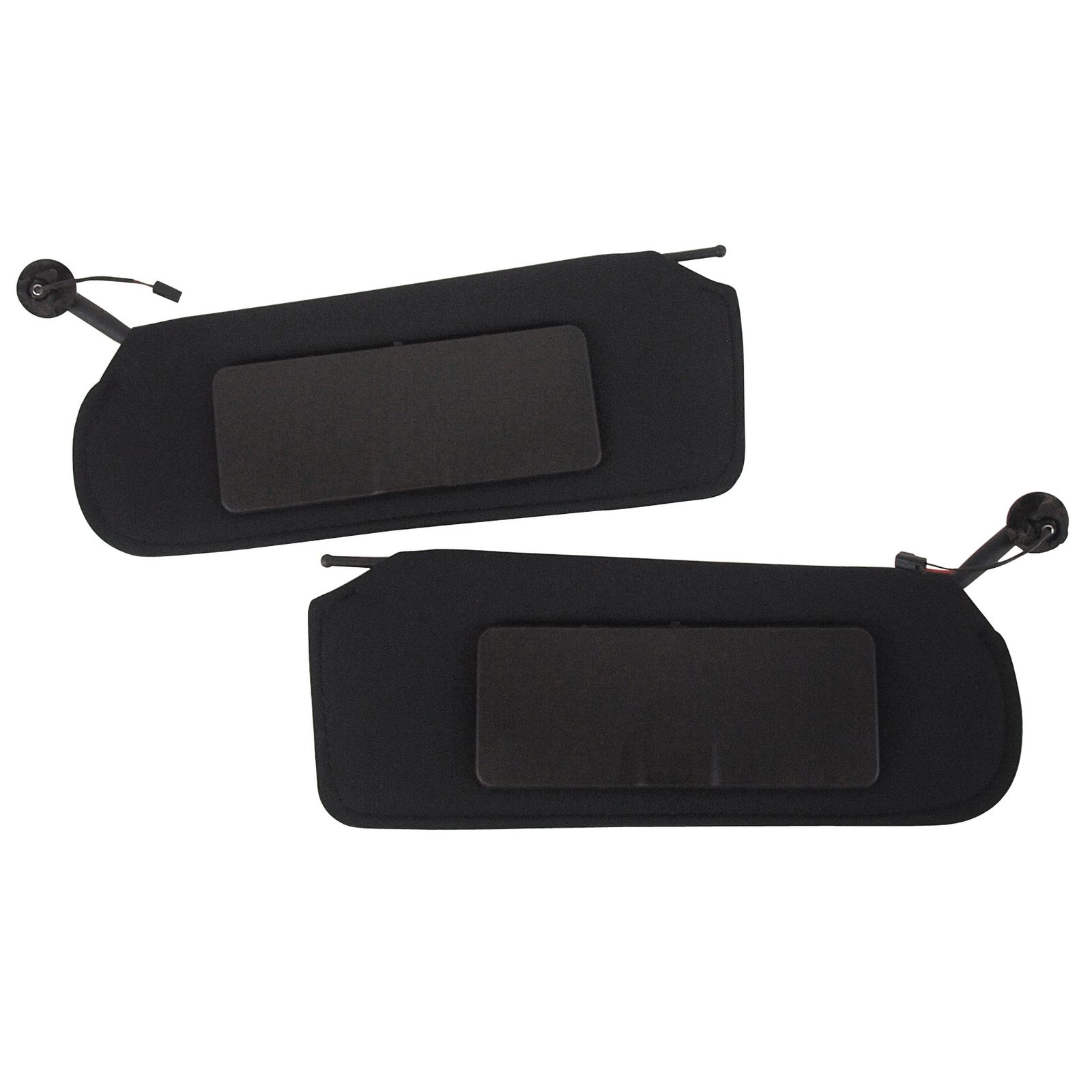 Corvette C5 Replacement Sun Visor Set W/ LED Lit Mirrors 1997-2004