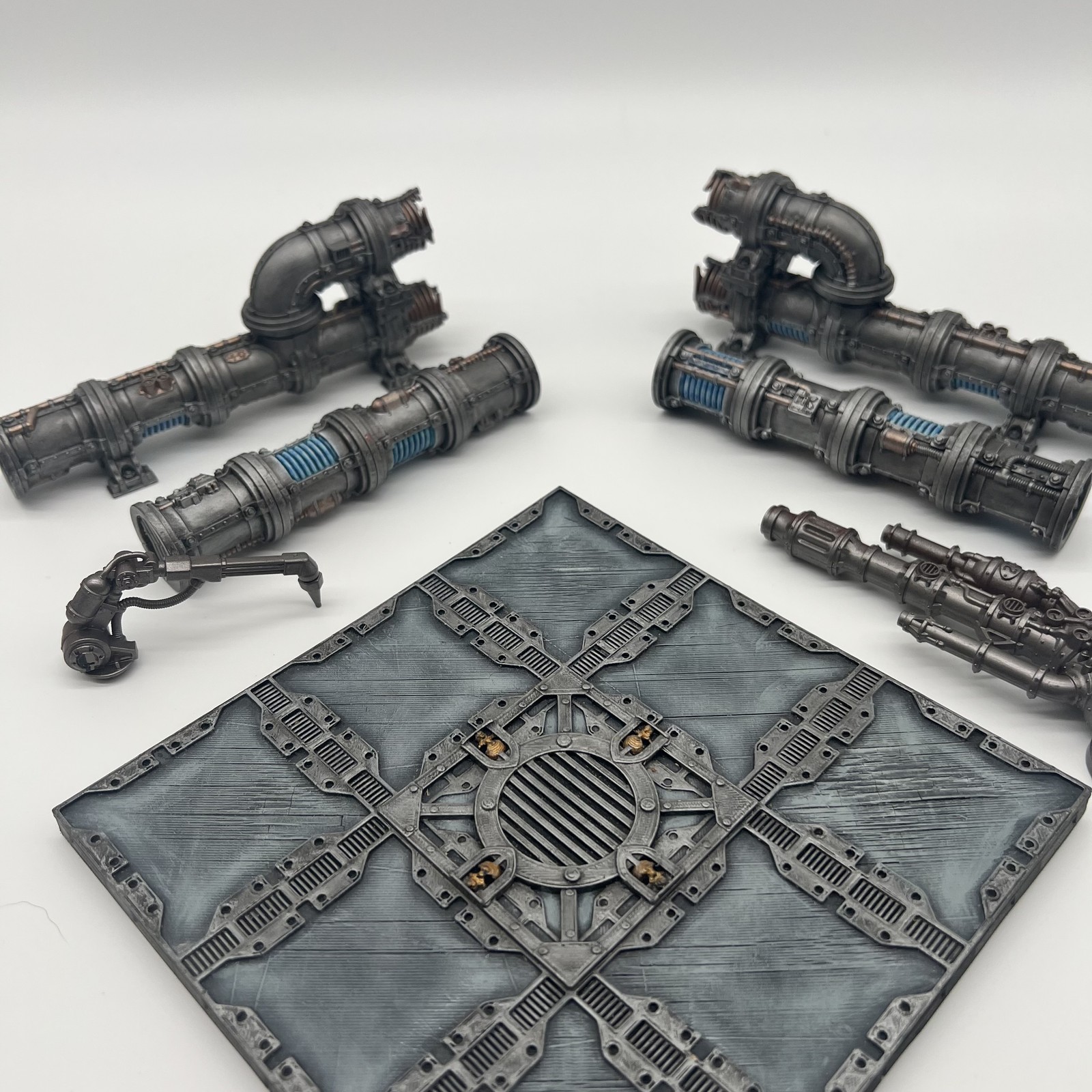 Thermic Plasma Conduits Terrain Pieces & Board Pro Painted Scenery Mechanicus 40