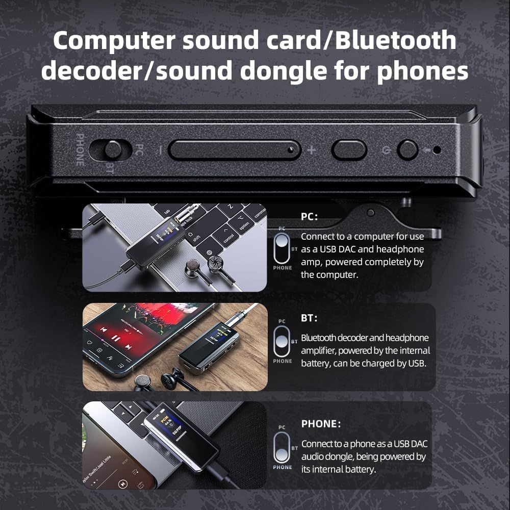 FiiO BTR13 Bluetooth Headphone Amplifier with LDAC, aptX Adaptive, aptX HD