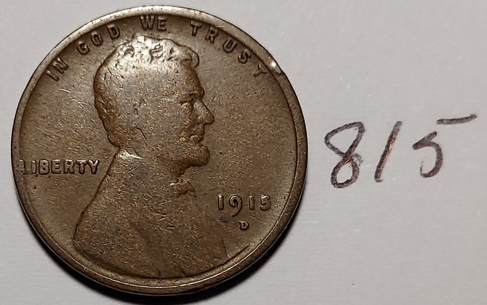 1915-D Lincoln Wheat Cent   #815