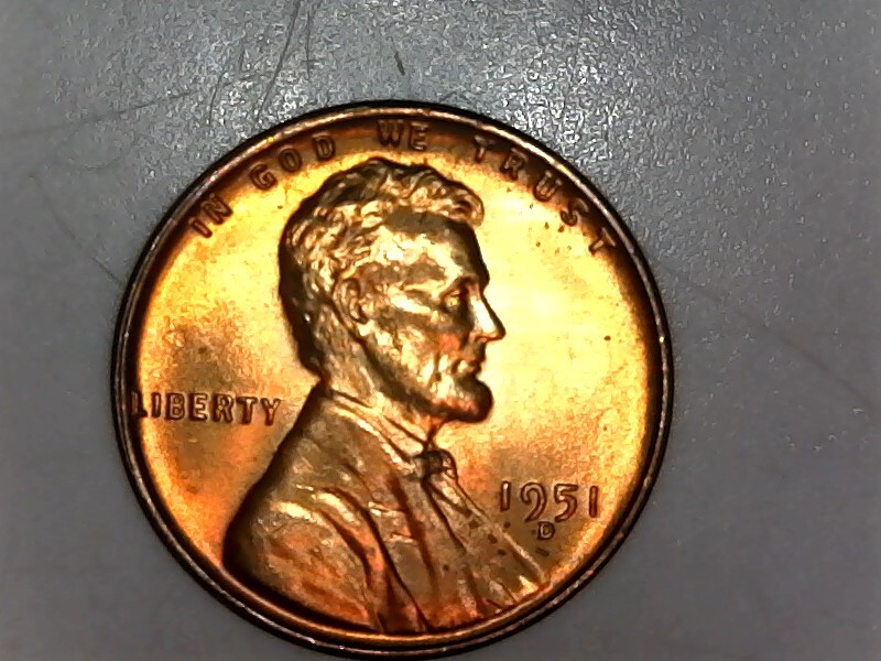 1951-D Lincoln Wheat Cent Uncirculated BU