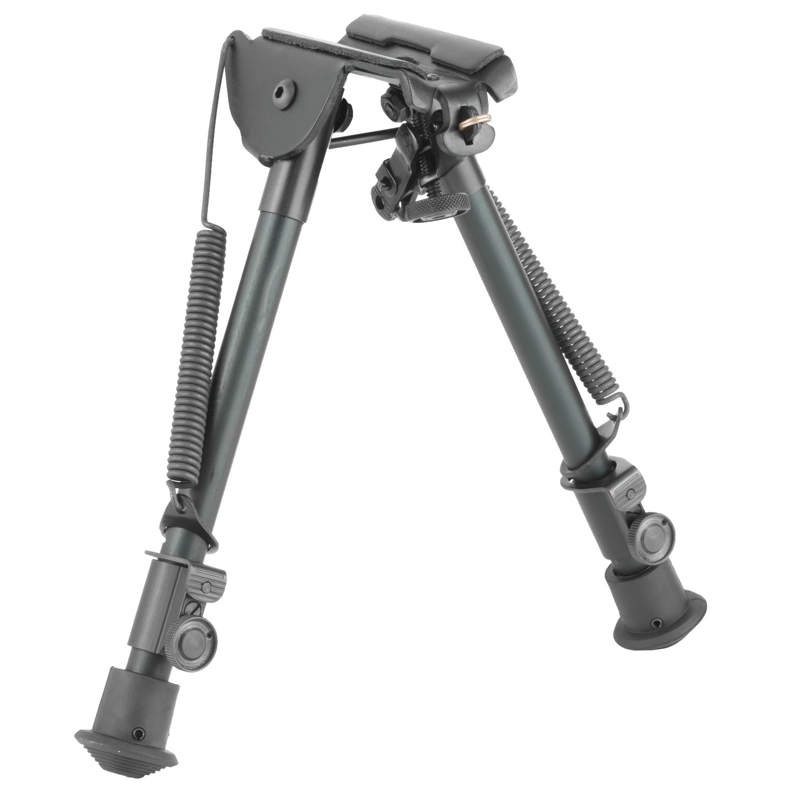 Harris Bipods L1A2 Non-Swivel L Swivel Stud, 9-13", Black Steel/Aluminum, Rubber