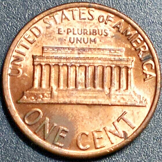 1978 ERROR PENNY SMALL LUMP UNDER STEPS 215