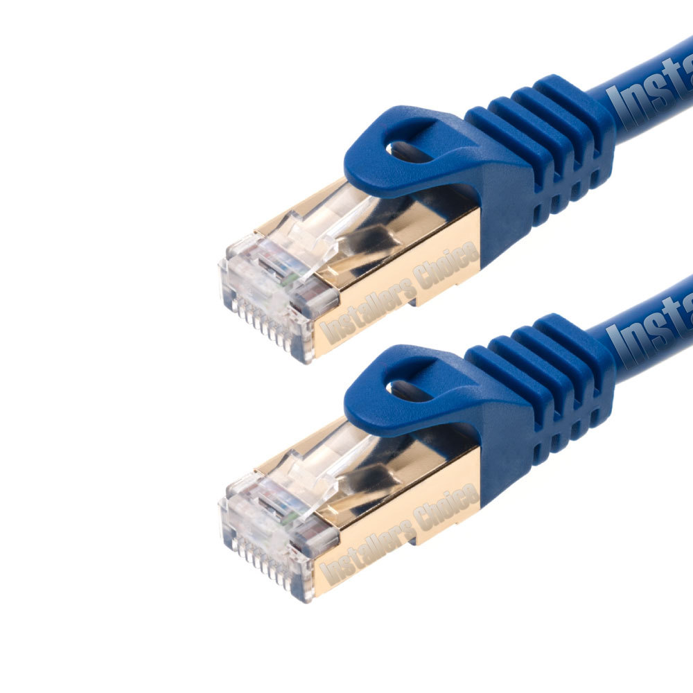 25ft Cat7 Ethernet LAN Network Cable High Speed SSTP Modem Router Blue