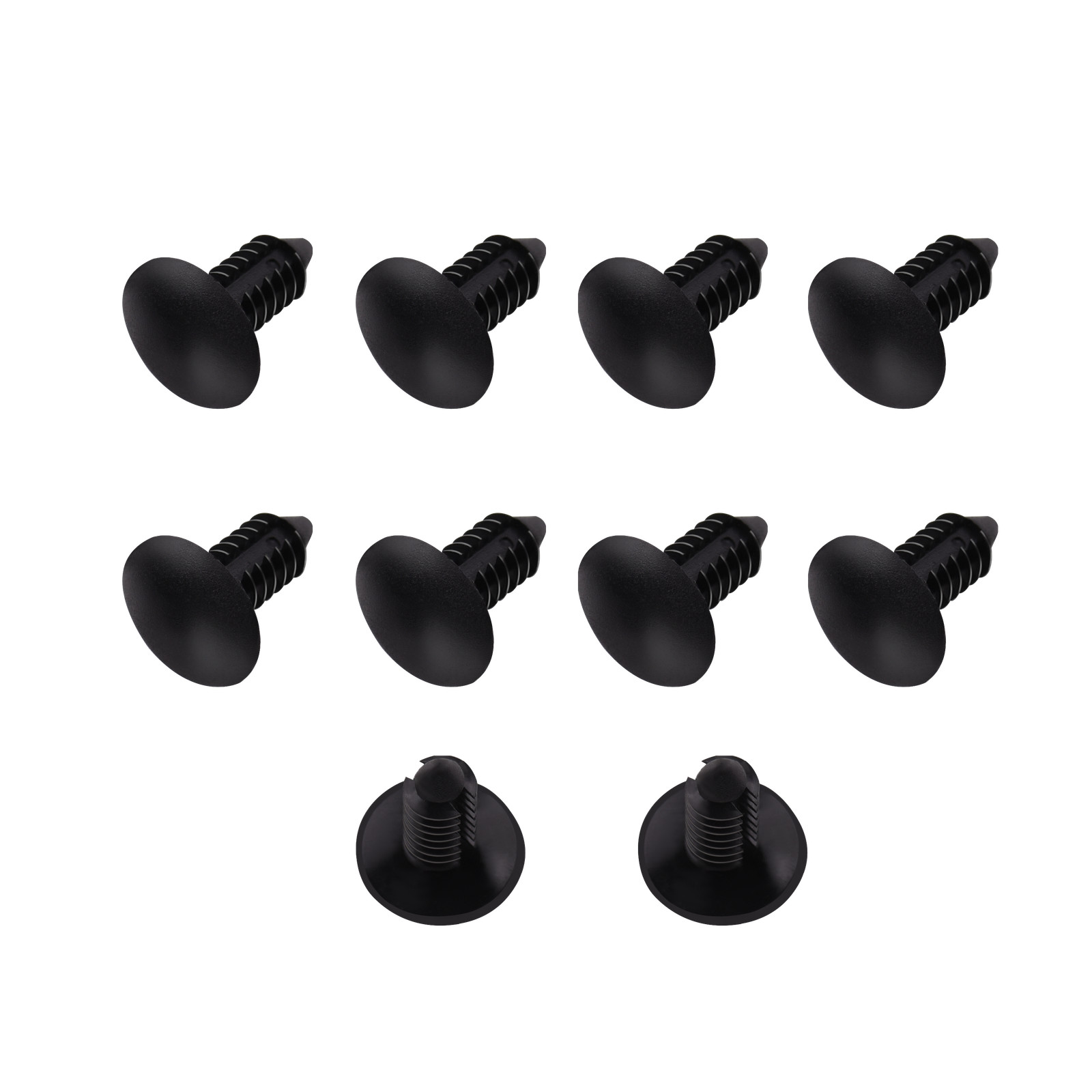 10Pcs 414939700 Windshield Dart For Ski-Doo 1995 Formula MX / Formula MXZ Black