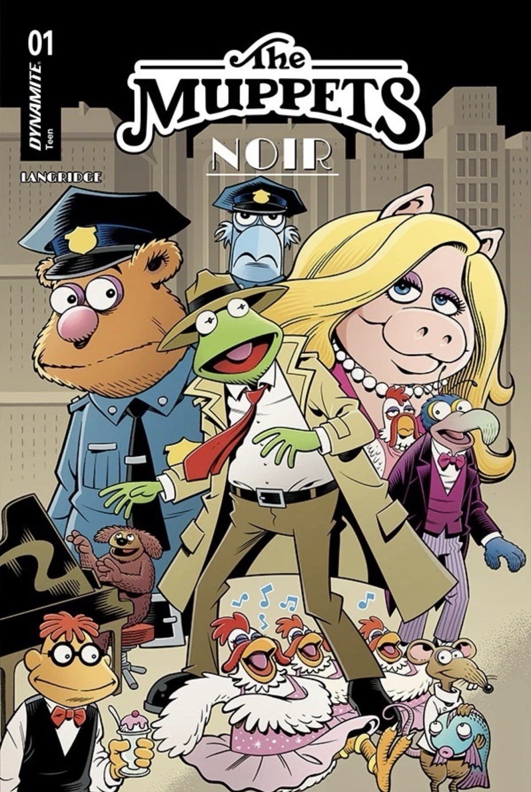 Muppets Noir #1 CVR A Roger Langridge 2/18/26 Dynamite Entertainment
