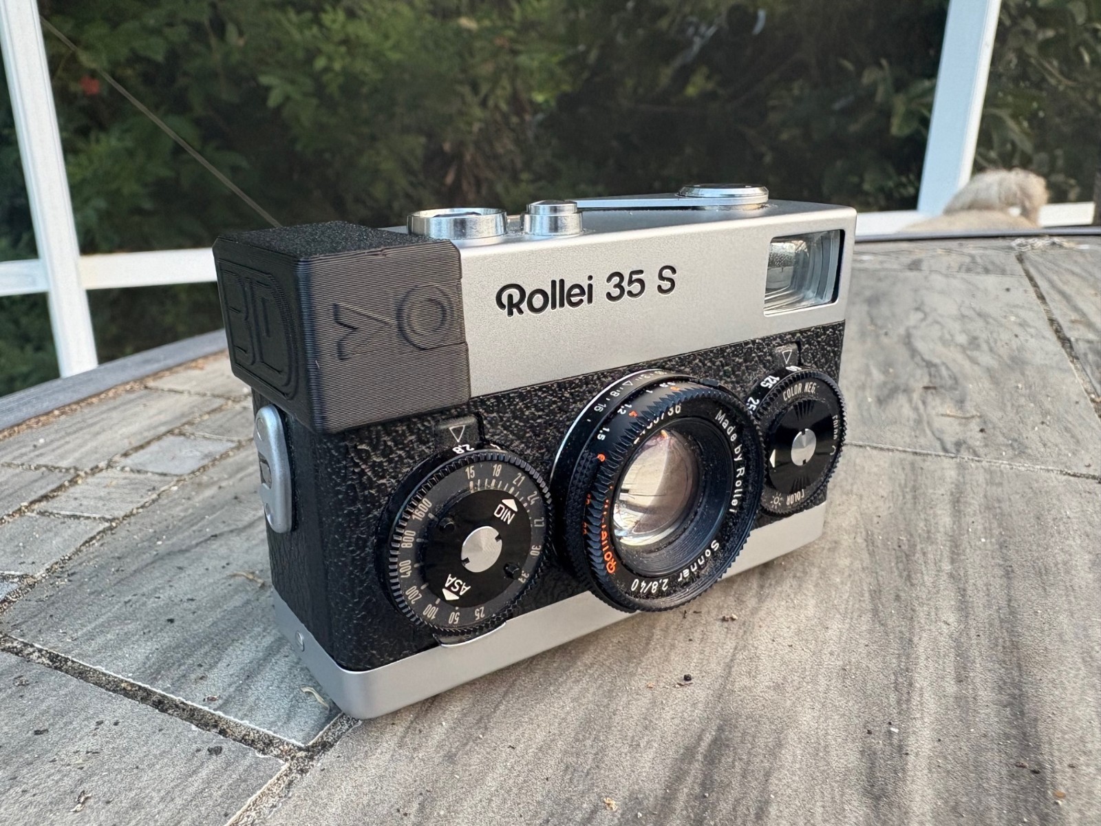 Light Meter Corner Cover for Rollei 35 Film Camera **Save your Battery**