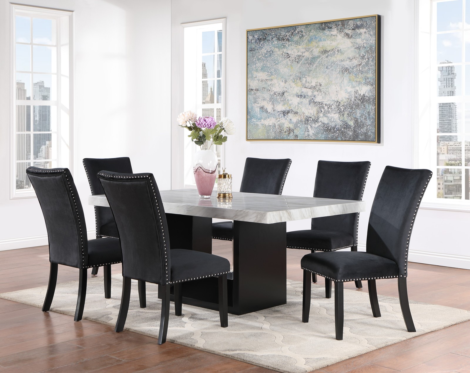 JHOANNA BLACK DINING CHAIRS