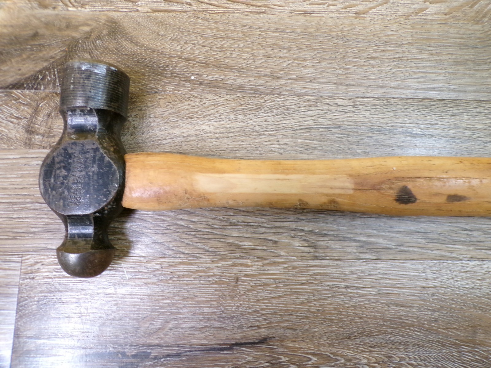 Ball Peen Hammer Wood Handle 15.5" Long - Solid!