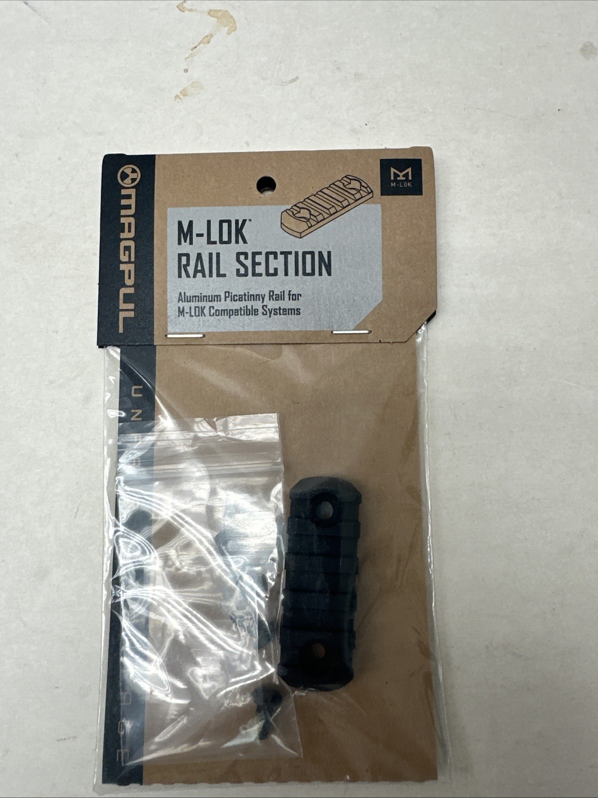 Set Of 1 Piece Magpul M-LOK Aluminum Rail Section 5 Slot MAG581