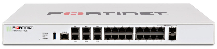 Fortinet FortiGate FG-100E Network Security Firewall, 1 Year Warranty