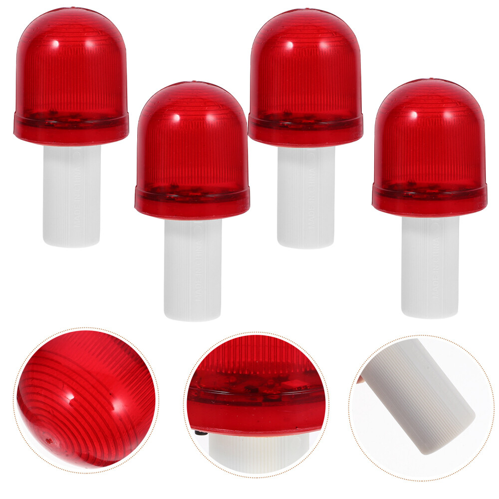 4Pcs Emergency Strobe Lights Traffic Cone Lights Safety Flashing Lights
