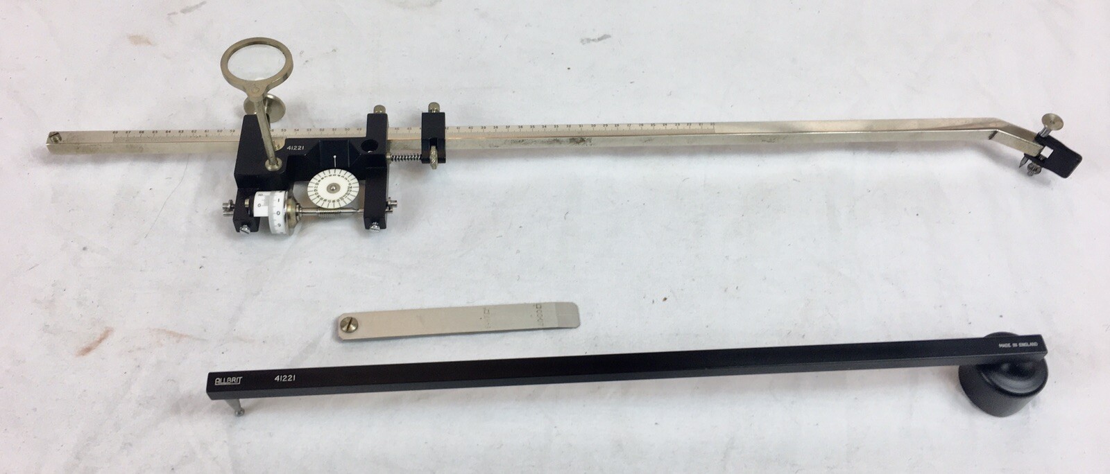Vintage ALLBRIT Fixed Arm Polar Planimeter, Mathmatical Measuring Instrument