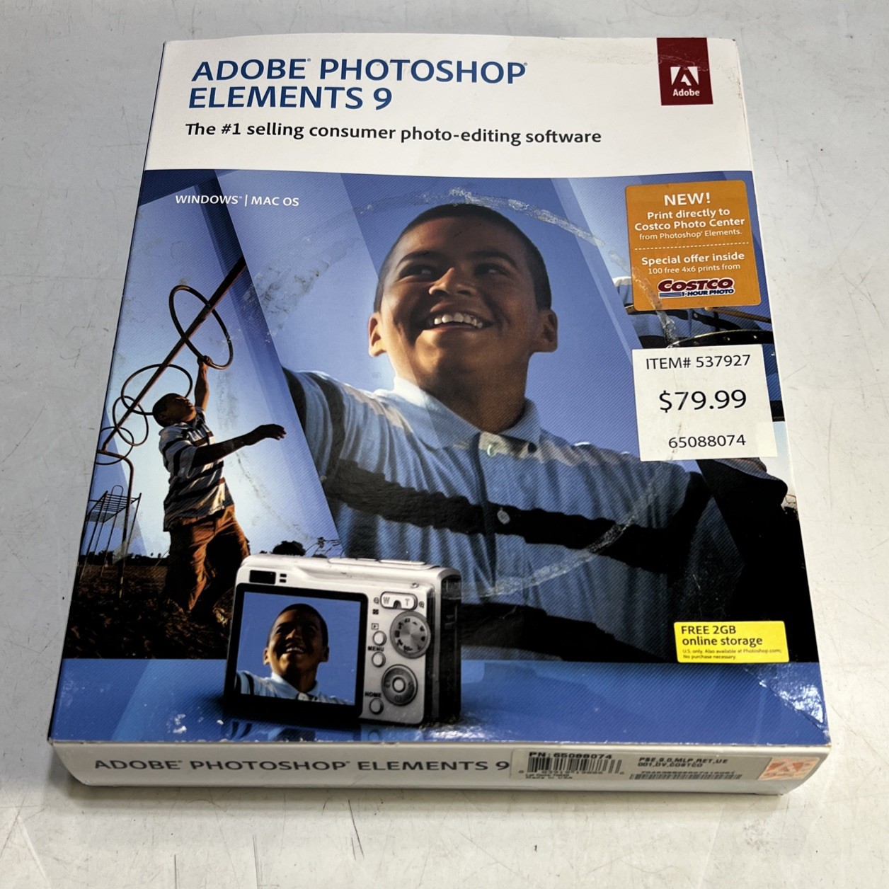 Adobe Photoshop Elements 9 (Win/Mac) 2-Discs SEALED New In Box