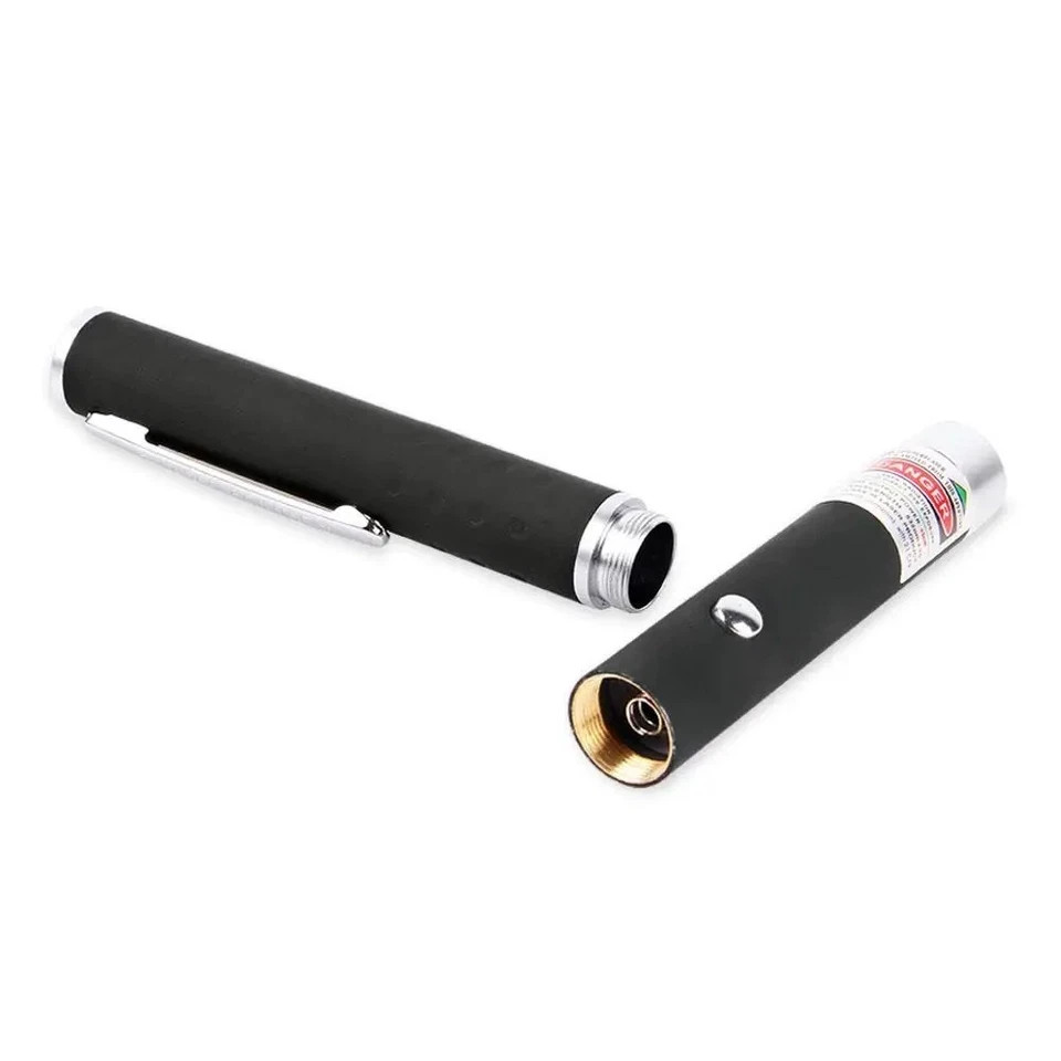 2 in 1 Laser Pointer Pen Green Blue Red Light Visible Beam Lazer