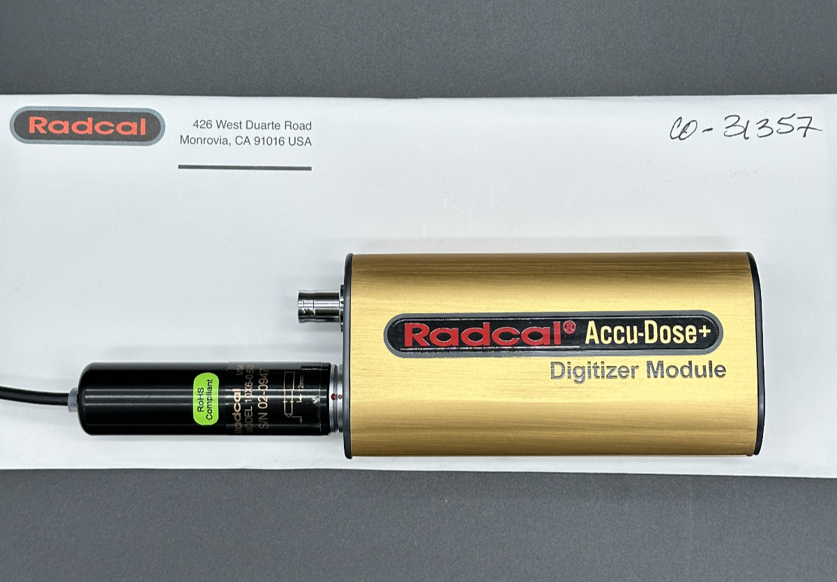Radcal ACCU-DOSE+ Digitizer Module and ION Chamber w/ 3M Cable