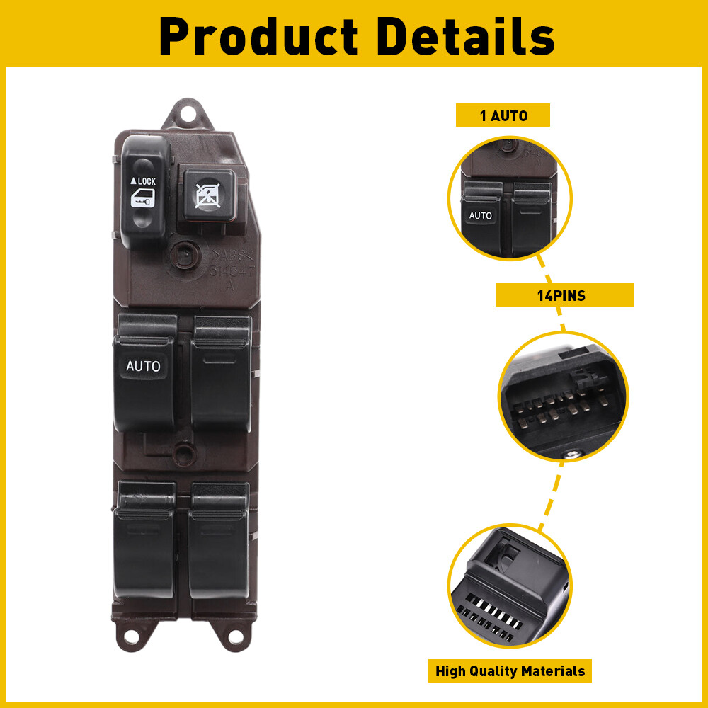 Electric Power Window Master Control Switch For 2003-2008 Toyota Corolla Matrix