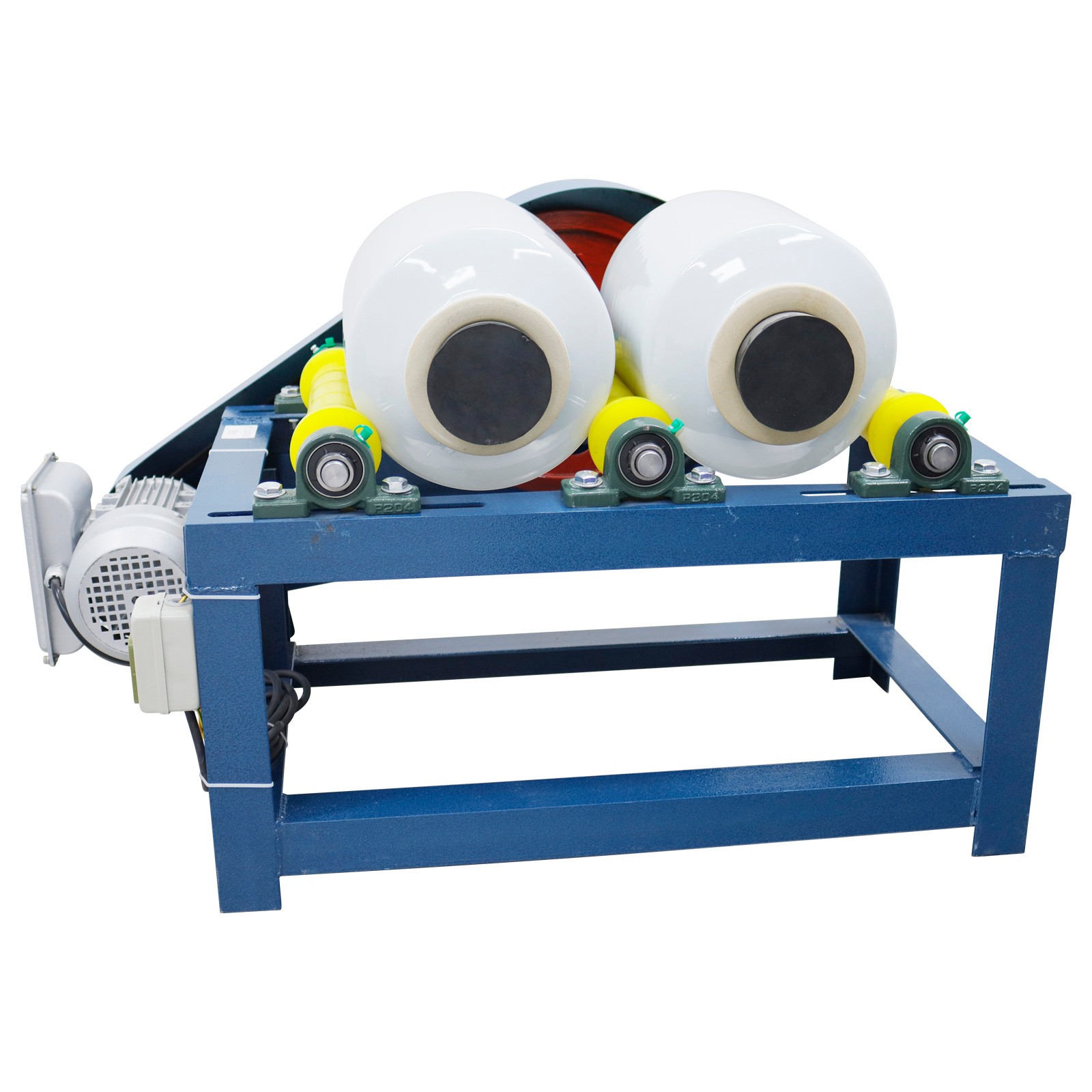 Small Horizontal Lab Ball Mill Grinder 220V Full Rubber Roller Jar Mill Machine