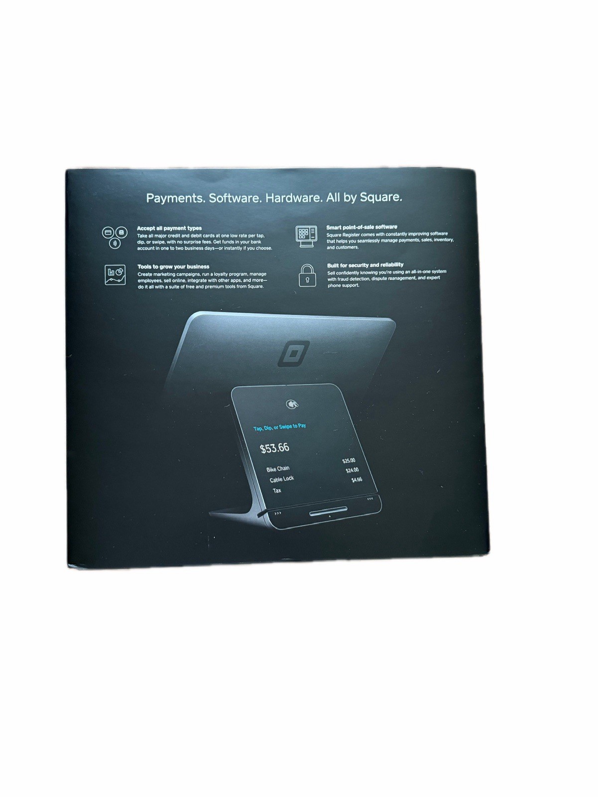 Bundle - Square Register POS System w/ Customer Display & Cash Drawer