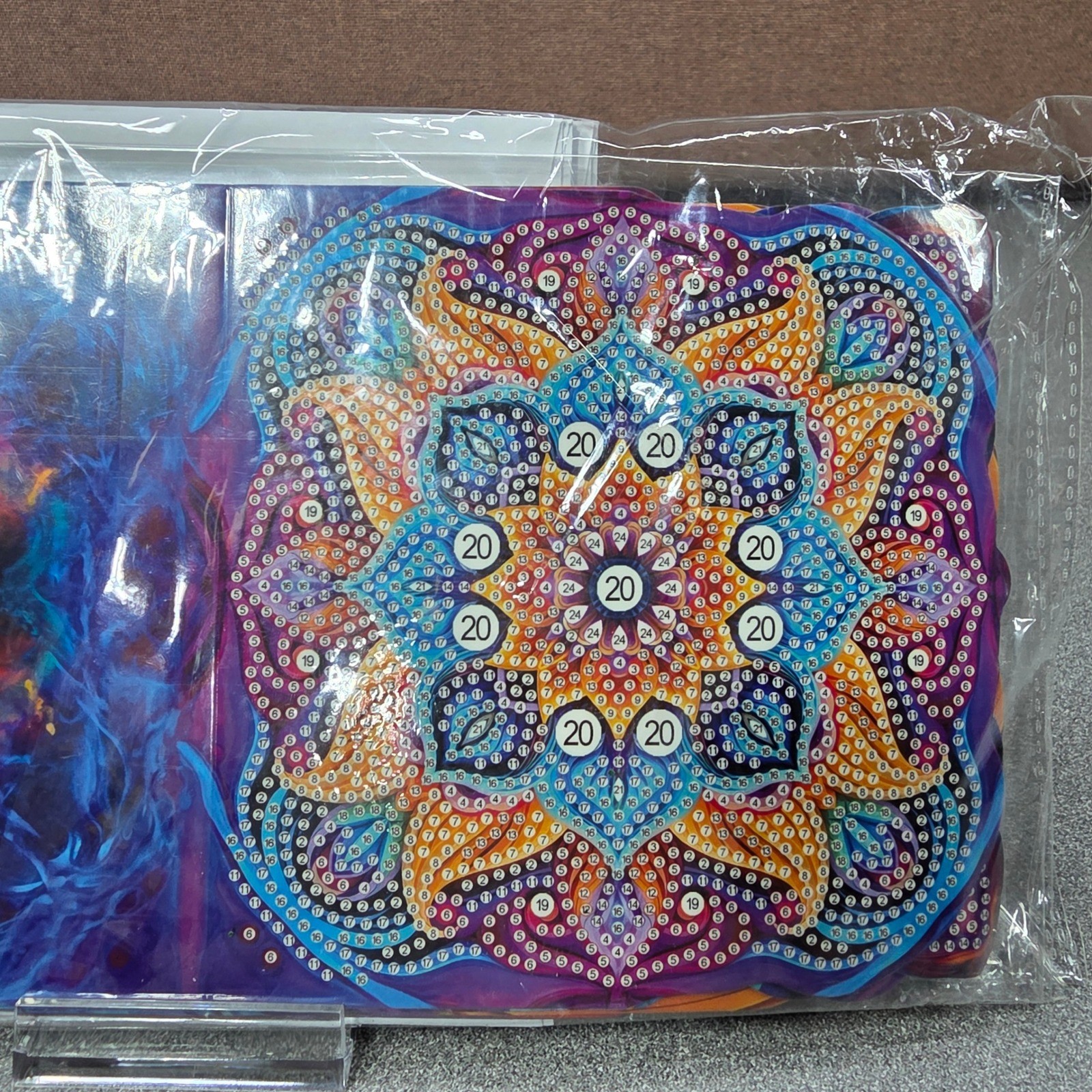 Diamond Art Card Kit 8pc Multicolor NEW Mandala Cosmic DIY Craft Set