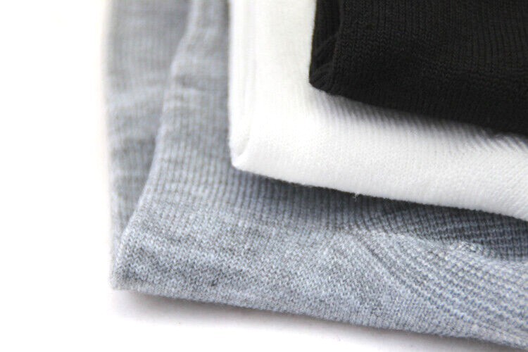 Mens 6 Pairs White Cotton Athletic Comfort Crew Ankle Low Cut Socks Size 9-13