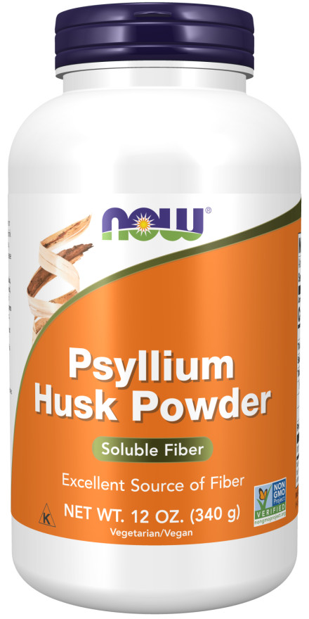 NOW Foods Whole Psyllium Husk Powder 12oz Fiber Digestive Powder 05/27EXP