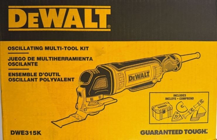 DEWALT Oscillating Multi-Tool Kit 3-Amp Variable Speed Corded DWE315K New