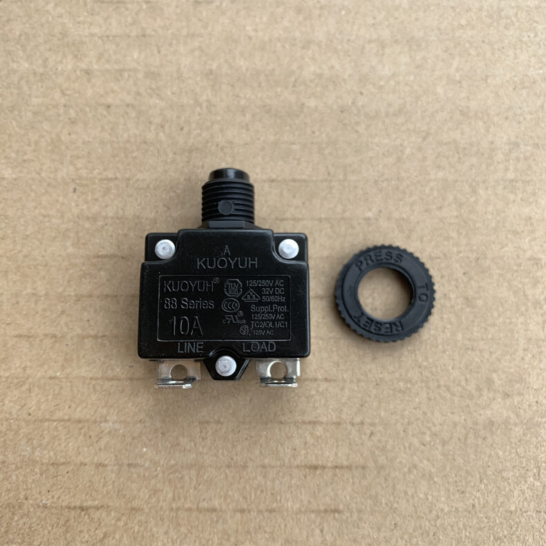 10pcs Overload Protector Switch 88 Series Overcurrent 10A 12A 16A 20A