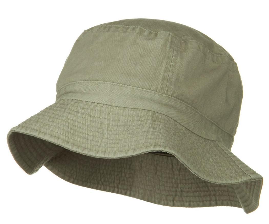 Classic 100% Cotton Soft Bucket Fishing Golfing Hat - Solid & Camo Colors!