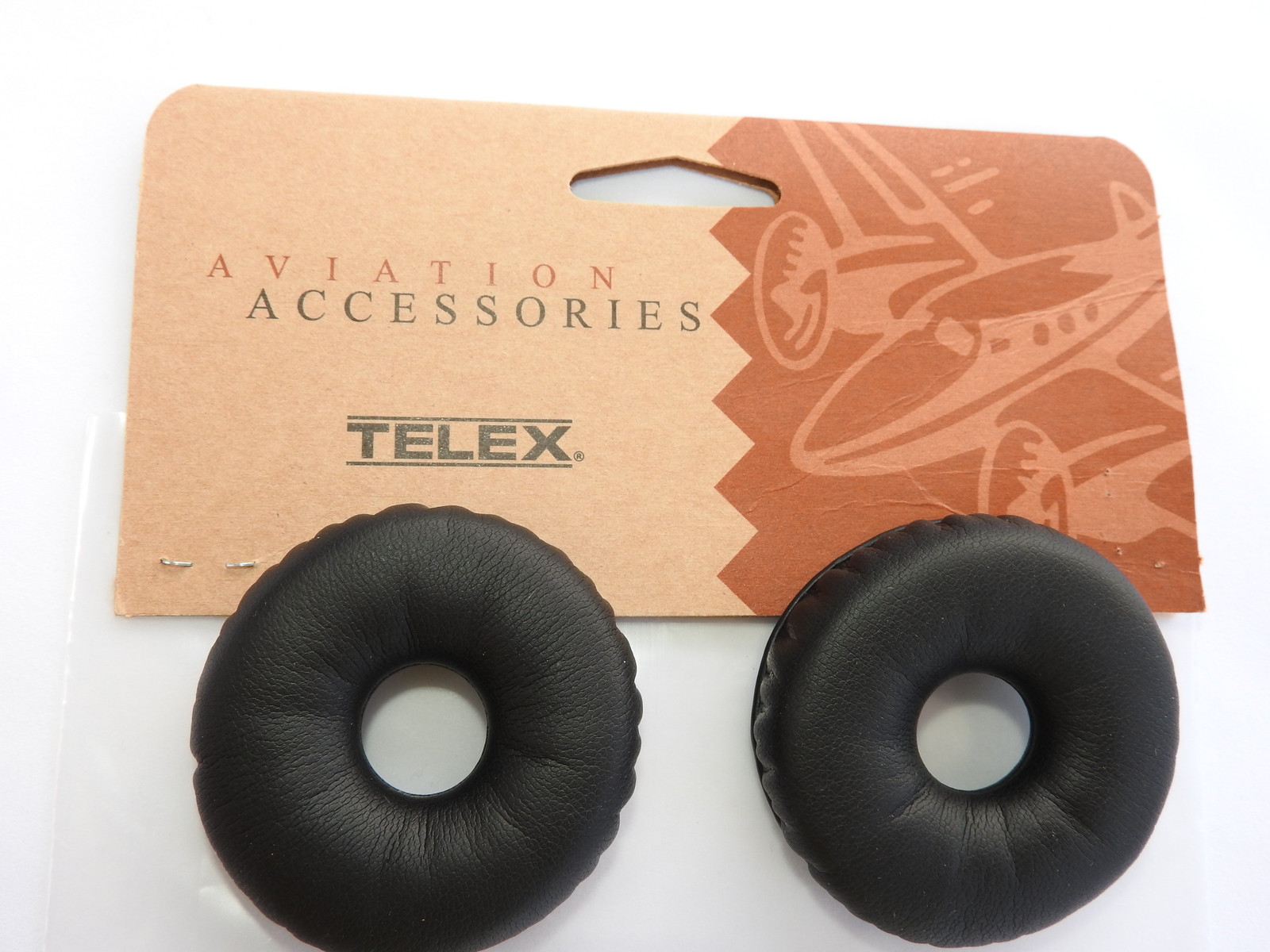 NEW REPLACEMENT EAR PADS for AIRMAN 850 Headsets in LEATHERETTE  p/n 800456-020