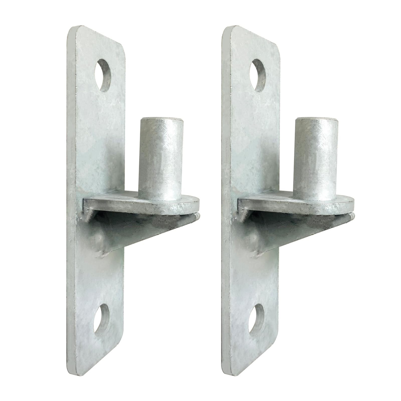 Wall Mount Gate Hinge 2 Pack Chain Link Fence Gate Hinges Heavy Duty Farm Gat...