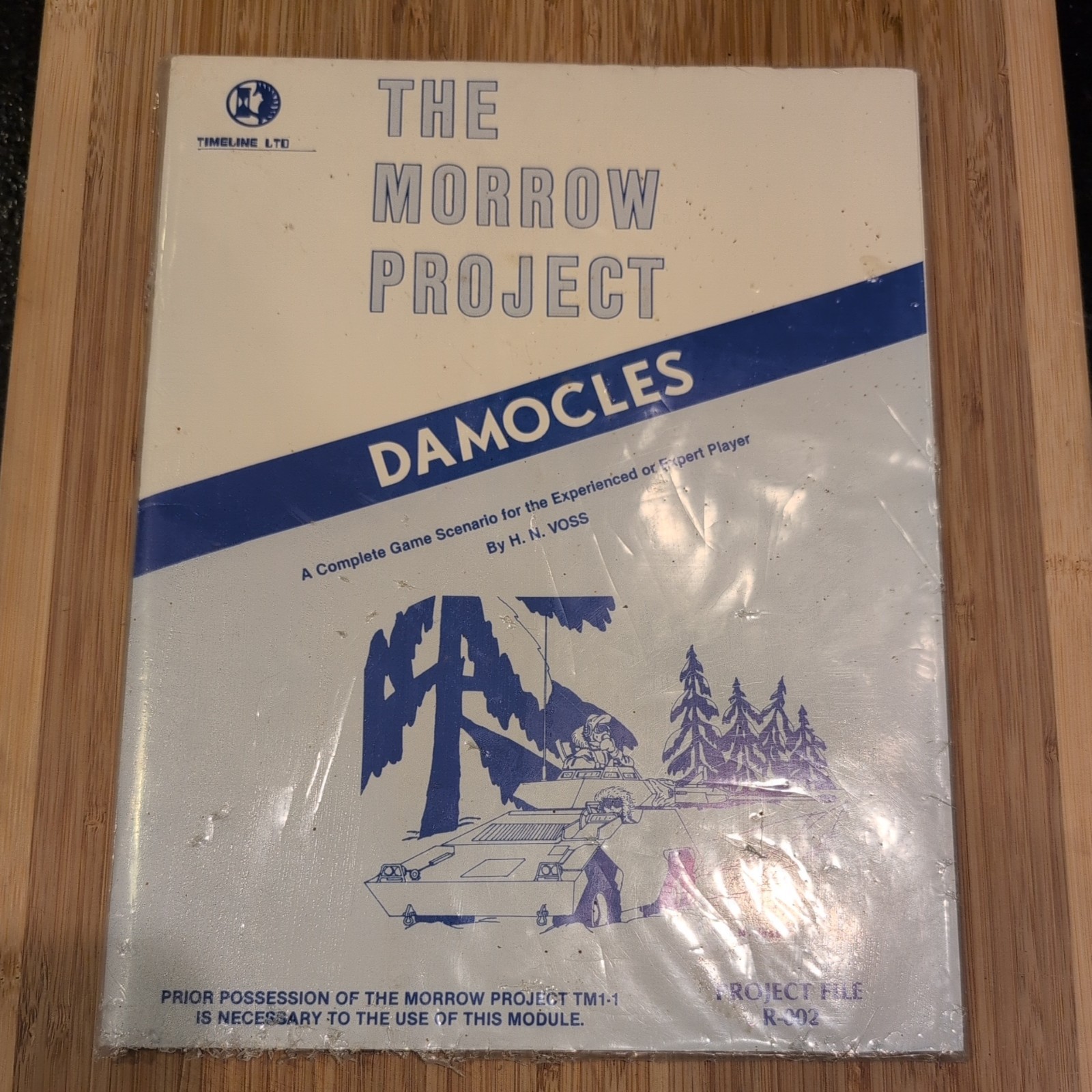 Timeline Morrow Project Damocles IN SHRINKWRAP