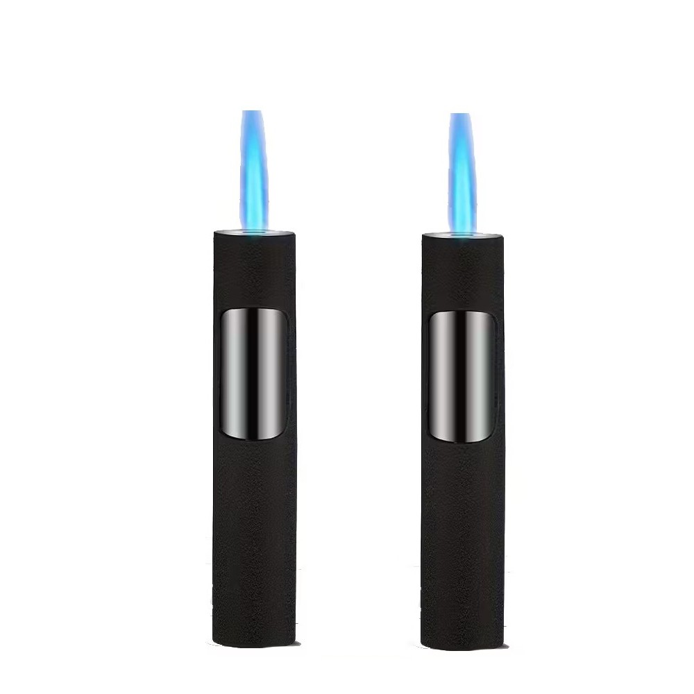 2Pack Lighter Butane Refill Fuel Windproof Push Lighter Refillable Adjustable