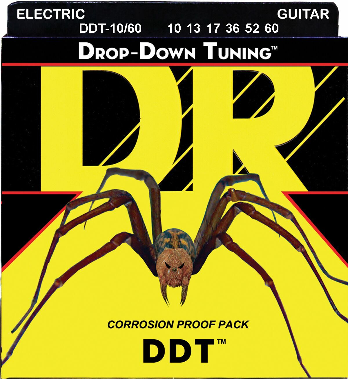 DR DDT 10/60 Electric Guitar Strings drop down tuning