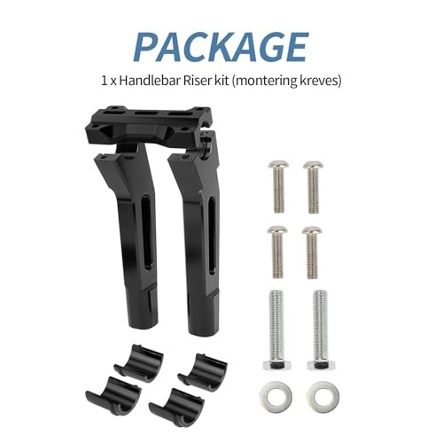 10" Height Motorcycle Handlebar Riser - Motorcycle 1" Pull Back riser for