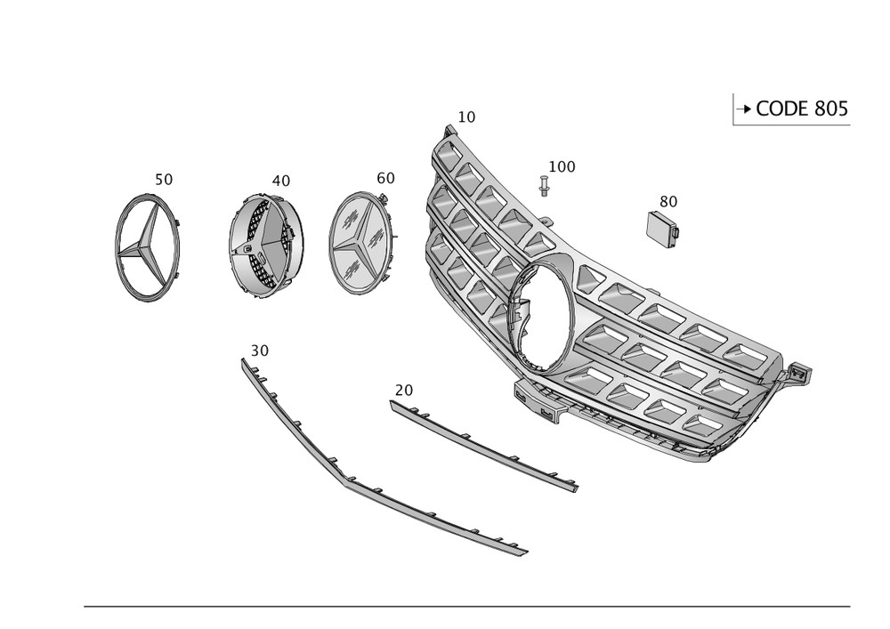 Genuine Mercedes-Benz Radar Sensor 000-905-46-03